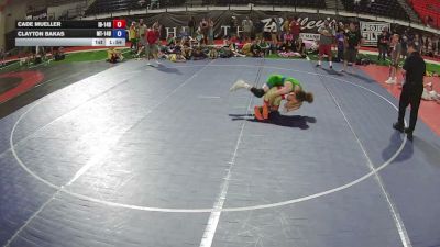 120 lbs Cade Mueller, Idaho 14U Boys vs Clayton Bakas, Montana 14U Boys