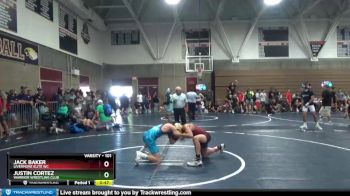 101 lbs Cons. Round 4 - Justin Cortez, Warrior Wrestling Club vs Jack Baker, Livermore Elite WC