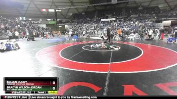 86 lbs 2nd Place Match - Kellen Cundy, Punisher Wrestling Company vs Bradyn Wilson-Jordan, Mat Demon Wrestling Club