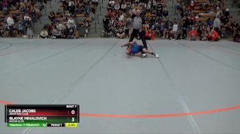 105 lbs Champ. Round 1 - Caleb Jacobs, Jesup Mat Club vs Blayne Mihalovich, Moyer Elite