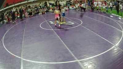 65 lbs Layla Flowers, Colorado 14U Girls vs Kinley Leonard, Idaho 14U Girls