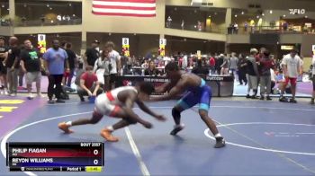 165 lbs Cons. Round 3 - Philip Fiagan, MO vs Reyon Williams, OK