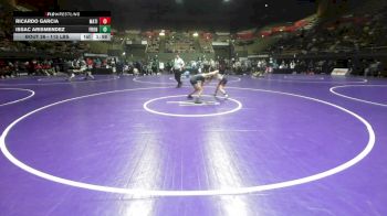 115 lbs Round Of 32 - Ricardo Garcia, Matilda Torres vs Issac Arismendez, Frontier