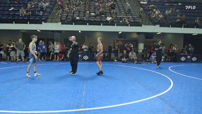 120 lbs Cons. Semis - Rye Davis, Threestyle Wrestling Of Oklahoma vs Evan Becker, Team PA