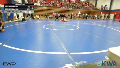 125 lbs Rr Rnd 3 - Shiann Collom, Tiger Trained Wrestling vs Sophie Proctor, Henryetta Knights Wrestling Club