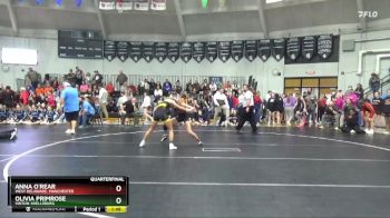 125 lbs Quarterfinal - Anna O`Rear, West Delaware, Manchester vs Olivia Primrose, Vinton-Shellsburg