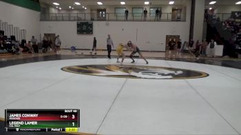 157 lbs Quarterfinal - James Conway, Missouri vs Legend Lamer, Cal Poly