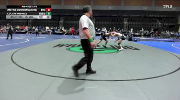 144 lbs Consi Of 16 #1 - Justice Commendatore, Mountain View vs Colton Peshell, Riverton