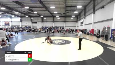 130 lbs Round Of 32 - Lucas Lee, Payson WC vs Riley Manygoat, Arizona Cross Training WC