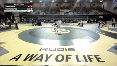 126 lbs Consi Of 8 #2 - Shai Sabag, Germantown Academy vs Nikos Filipos, Wyoming Seminary