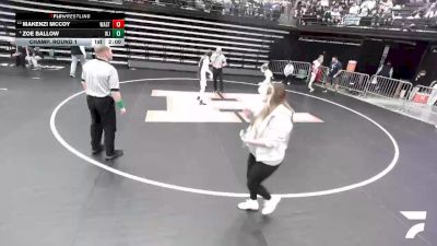 5A 130 lbs Champ. Round 1 - Makenzi McCoy, Wasatch vs Zoe Ballow, West Jordan