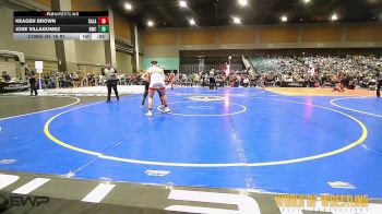 160 lbs Consi Of 16 #1 - Keagen Brown, Calaveras vs Jose Villagomez, Buckaroo Wrestling Club