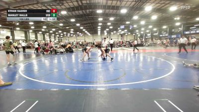 126 lbs Rr Rnd 3 - Ethan Kadish, Doughboy Gold - HSB vs Manley Nalls, 5forty Brawlers - HSB