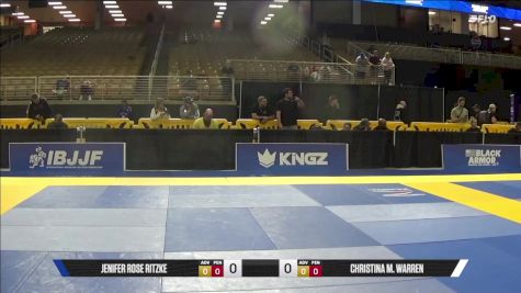 Christina M. Warren vs Jenifer Rose Ritzke 2025 Pan Jiu Jitsu IBJJF Championship