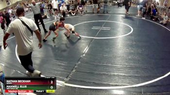 70 lbs 1st Place Match - Nathan Beckham, OCRTC vs Maxwell Ellis, RED WAVE WC