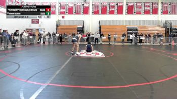 113 lbs Consi Of 8 #1 - Christopher Seccareccio, Malden/Everett vs Ben Ellis, Franklin