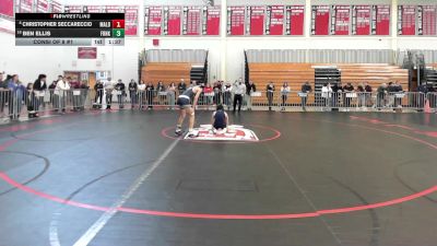 113 lbs Consi Of 8 #1 - Christopher Seccareccio, Malden/Everett vs Ben Ellis, Franklin