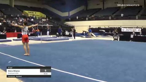 Nico Miano - Floor, Brestyan's MA - 2021 USA Gymnastics Development Program National Championships