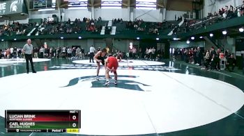 133 lbs Quarterfinal - Cael Hughes, Oklahoma State vs Lucian Brink, Northern Illinois