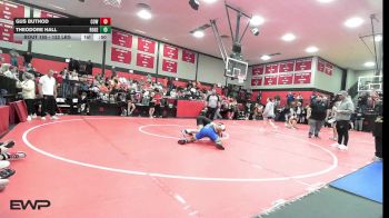 132 lbs Consi Of 16 #2 - Gus Buthod, Coweta vs Theodore Hall, Rogers High School Boys