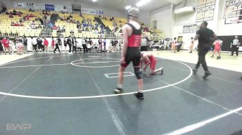 155 lbs Quarterfinal - Eli Phillips, Grove vs Aiden Ashworth, Fairland JH