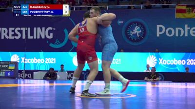 130 kg 1/2 Final - Sarkhan Mammadov, Azerbaijan vs Mykhailo Vyshnyvetskyi, Ukraine