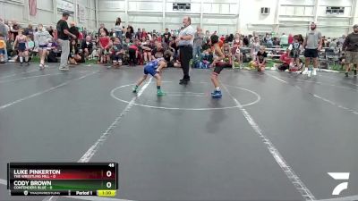 48 lbs Finals (2 Team) - Cody Brown, Contenders Blue vs Luke Pinkerton, The Wrestling Mill