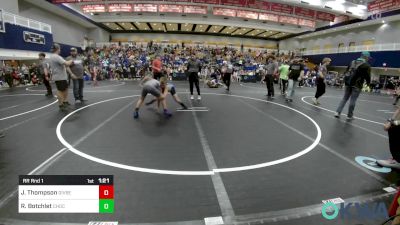 85 lbs Rr Rnd 1 - Jacksen Thompson, Division Bell Wrestling vs Reid Botchlet, Choctaw Ironman Youth Wrestling