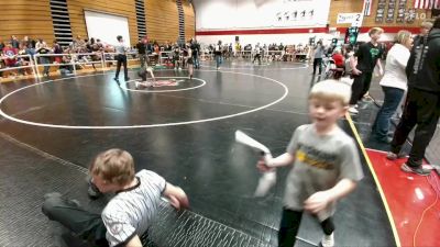 80B 1st Place Match - Kasen Asay, Powell Middle School vs Bridger Jacobs, Lander Middle School