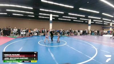 62-65 lbs Round 3 - Ariel Balcazar-Martinez, ReZults Wrestling vs Kinslee McGuire, Liberty Warriors Wrestling Club