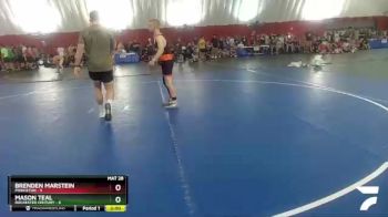 120 lbs Round 2 (16 Team) - Mason Teal, Rochester Century vs Brenden Marstein, Princeton