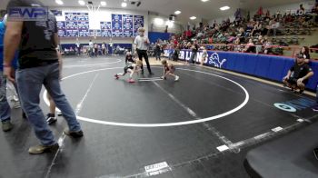 52 lbs Rr Rnd 3 - Ayden Taylor, Clinton Youth Wrestling vs Creed Williams, Choctaw Ironman Youth Wrestling