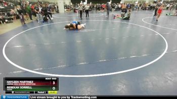 190 lbs Cons. Semi - Rebekah Sorrell, Texas vs Hayleen Martinez, Liberal High School Wrestling