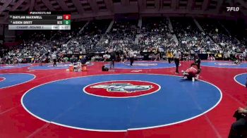 165-5A Champ. Round 1 - Daylan Maxwell, Jackson County vs Aiden Britt, Veteran`s