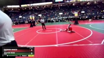 75 lbs Cons. Round 2 - Phoenix Wasco, BKV1 vs Kolton Ross, PROA