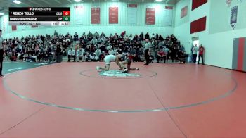 120 lbs Semifinal - Renzo Tello, Canton South vs Mason Mendise, Copley