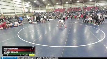 90 lbs Finals (2 Team) - Greysen Packer, Idaho vs Jaxton Bowler, Utah