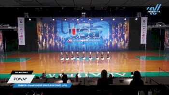 Poway [2024 Championship Dance/Pom Small (5-10) Day 1] 2024 USA Dance Nationals