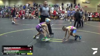 65 lbs Quarterfinals (8 Team) - Macklen Marksbury, Mi Pitbulls vs Easton Hamacher, Untouchables Black