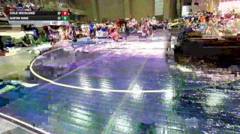 132C 3rd Place Match - Justin King, Grain Valley vs Cole Wicklund, North Point