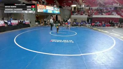 165 lbs Round 3 - Rr3 - Desmond Chambers, Fort Worth Benbrook vs Bryar Burks, Canyon