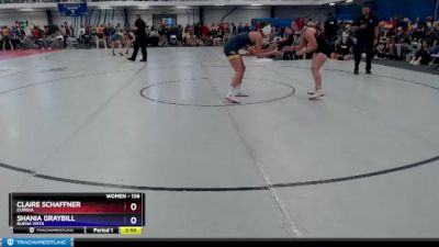 136 lbs Cons. Round 1 - Shania Graybill, Buena Vista vs Claire Schaffner, Eureka