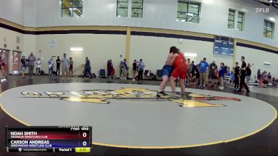 285 lbs Cons. Semi - Noah Smith, Franklin Wrestling Club vs Carson Andreas, Greenwood Wrestling Club