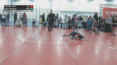 48 lbs Rr Rnd 1 - Cooper Dietz, Revival Black - BK8E vs Trey Sanders, Mat Assassins Black - BK8E