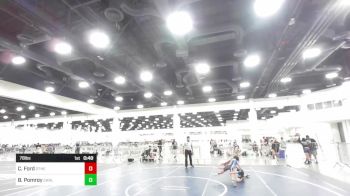 78 lbs 2nd Place - Cassius Ford, Other Team vs Braylea Pomroy, Carlsbad Combat WC