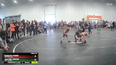 50 lbs Champ. Round 2 - Duncan Yoder, Panther Club vs Hunter Vinson, LWC: Raiders