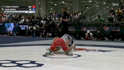 65 Finals kg Champ. Round 1 - Arseni Kikiniou, Poway Wrestling vs Gage Bjerga, Pinnacle Wrestling Club