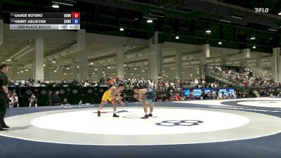 57 kg 3rd Place Match - Gauge Botero, Cliff Keen Wrestling Club vs Henry Aslikyan, Cliff Keen Wrestling Club