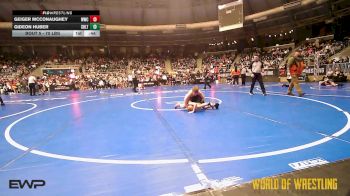 70 lbs Round Of 16 - Geiger McConaughey, Wheeling Wresting Cub vs Gideon Huber, Sebolt Wrestling Academy