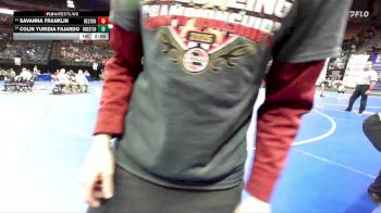 135 Class 2 lbs Quarterfinal - Savanna Franklin, Belton vs Colin Yuridia Fajardo, Northwest